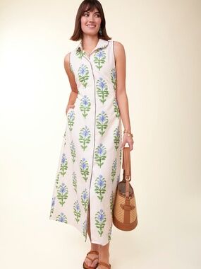 Spartina 449 Renee Midi Dress Size L, NWOT